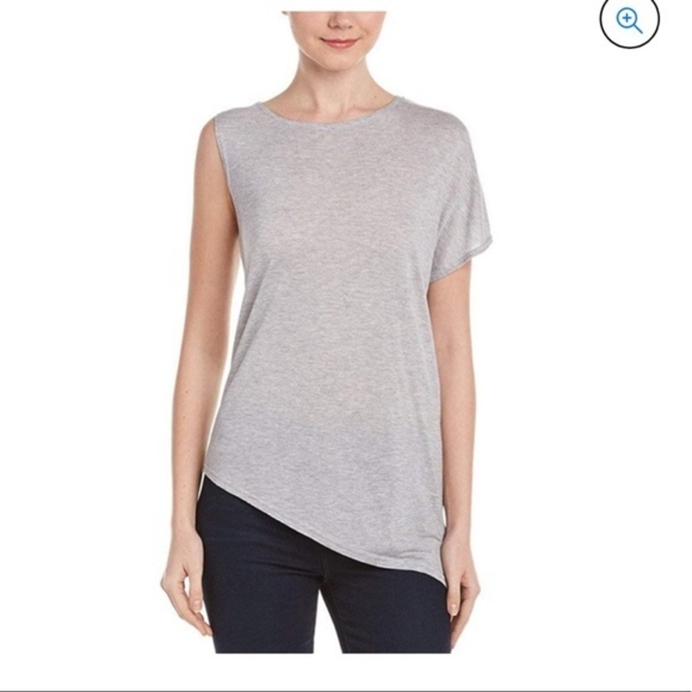 Halston Heritage asymmetrical sleeveless blouse